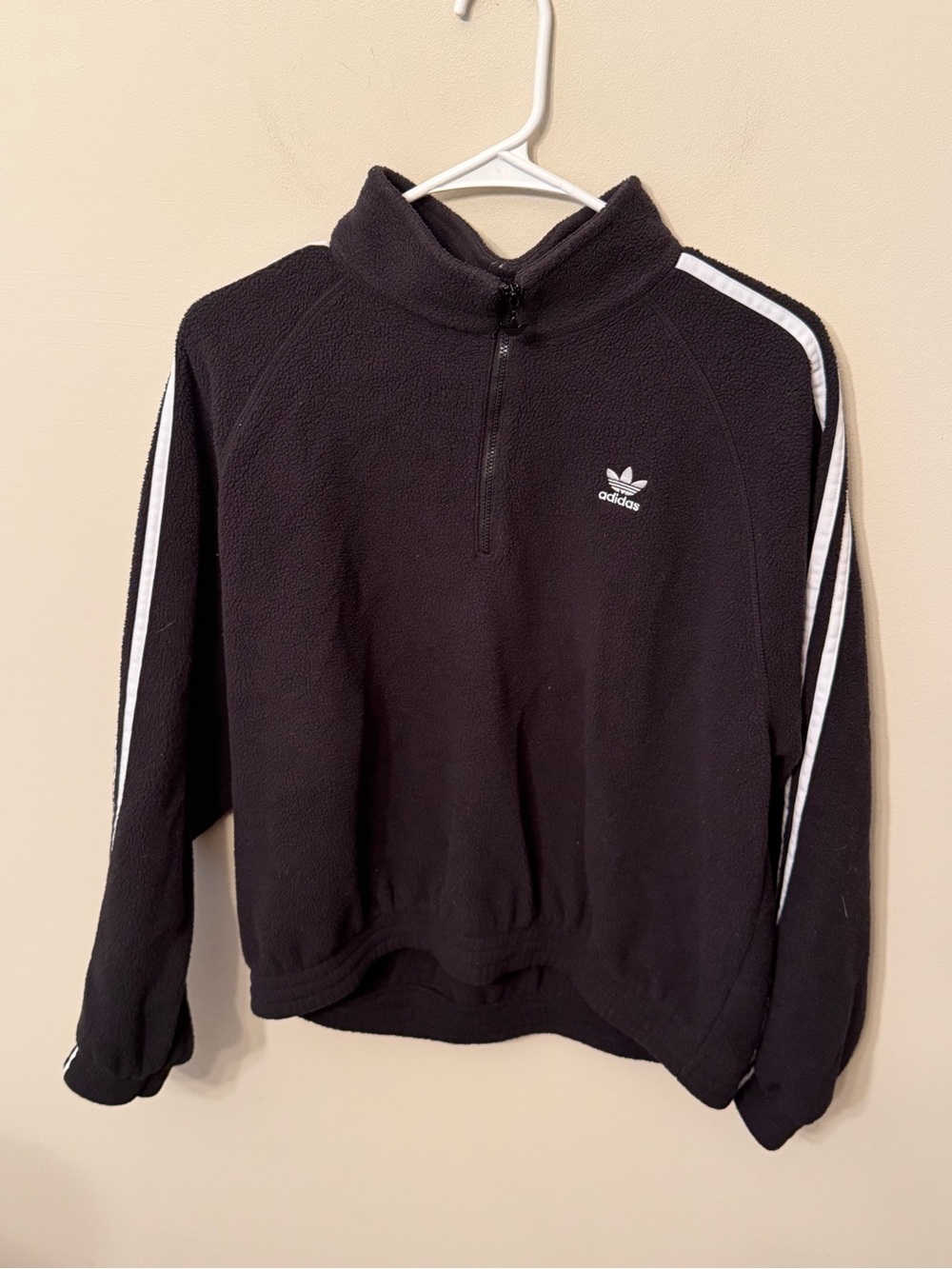 Adidas Women’s Primegreen Fleece Quarter Zip size Small